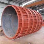 Building Material Cylindrical Steel Templates Construction Steel Column Formwork