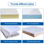 Factory Best Seller Modern Design Wall Polyurethane Foam Composite Panels VAN RV Caravan Insulation Cold Room FRP Sandwich Panel - Image 2