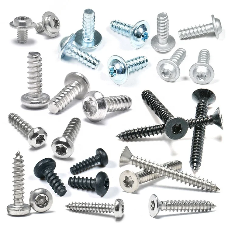 M3 M4 Wood Stainless Steel Thread Forming Flat Head Torx Self Tapping Screw