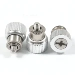 WXSNY PHIL SLOT Combination Knurled Knob SS304 Stainless Steel Aluminum Press Fit Captive Panel Screw