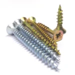 Torx Drive Carbon Steel Serrated Shank Anti-Slip Zinc Plated Particle Board Screw for Composite Wood Engineered Timber Shelf - Image 2