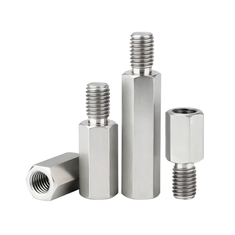 Stainless Steel Hex Standoff Male Female Thread Spacer PCB Standoff Connector M3 M4 M5 M6 Custom CNC